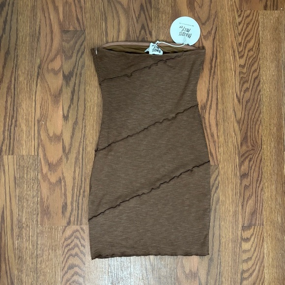 Oscar Mini Dress Brown - Picture 5 of 5